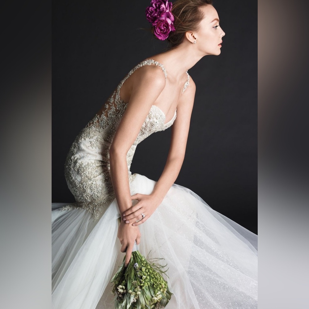 Watters Vienna Bride beautifully dress, size 8 - Picture 4 of 16